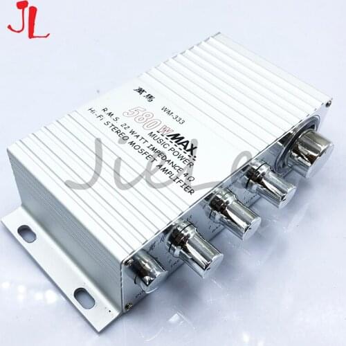 Arcade Game F580W 12V 2A Mini HIFI Stereo Amplifier for Arcade JAMMA MAME Machine Cabinets