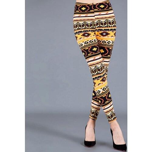 VIIANLES Sexy Womens Sports Pants Fitness Gym Legging Fashion Print Running Elastic Workout Leggins Pus Size Trousers