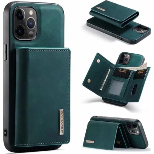 Funda Case for iPhone 12 Pro Max 12 Mini 11 Pro Max XS Max 7 8 Plus SE 2020 Magnetic Card Slot Wallet Mobile Phone Case Cover
