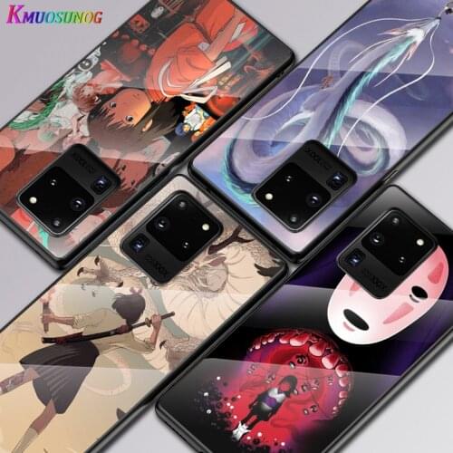 Spirited Away Anime For Samsung Galaxy A91 A81 A72 A71 A52 A51 A41 A31 A21S A11 A01 Tempered Glass Cover Phone Case