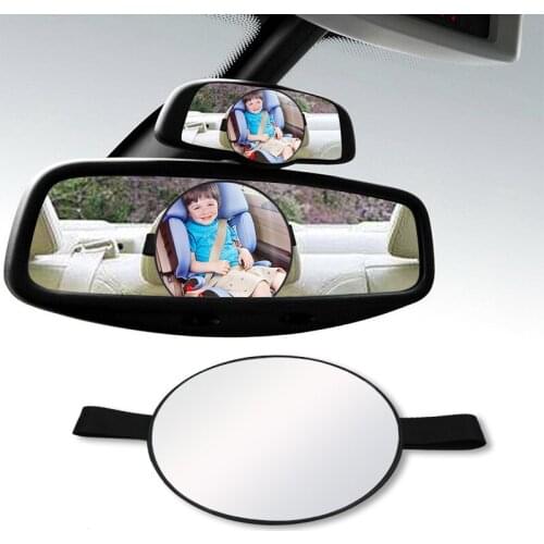 Baby Car Mirror Car Safety View Back Seat Mirror Baby Facing Rear Ward Infant Care Square Safety Kids Monitor