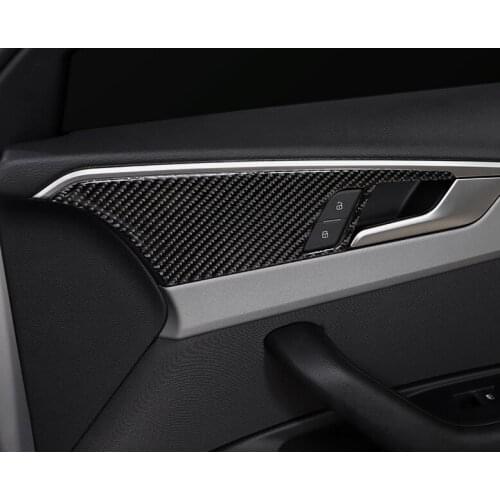 For Audi new A4L inner door bowl handle decorative Sequin paste A4L inner door wrist frame handle frame panel interior