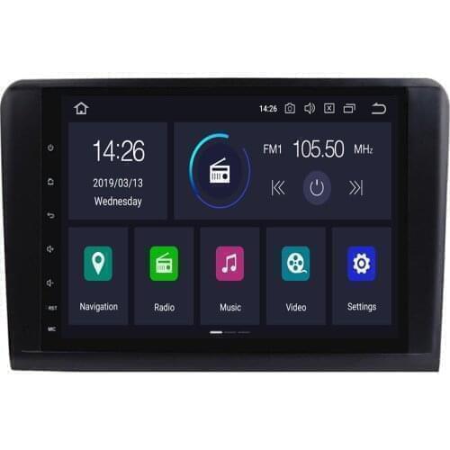 DSP Android 10 4G 64G 8 CORE Car Radio GPS For Mercedes Benz ML GL W164 ML350 ML500 GL320 Stereo Navigation IPS Screen NO DVD