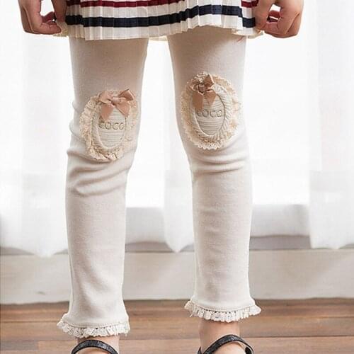 Girl Leggings Baby Girl Cotton Solid Cute Leggings Children Clothing Wholesale Brand Spring Big Girls Long Paragraph Leggings