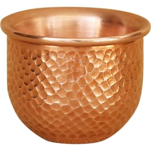 Handmade pure copper tea cup Copper Cup Goblet Copper thickened handmade water cup Copper wine cup Copper tea cup tea set cup