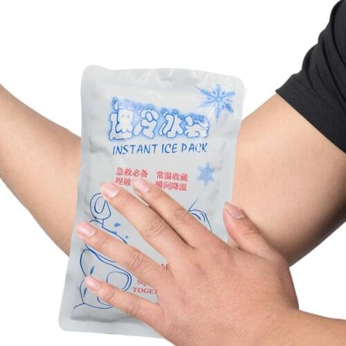 Instant Portable Cold Pack Capacity Disposable Ice Pack Water Injection Icing Pain Cold Compress For Athletes Outdoor Activities