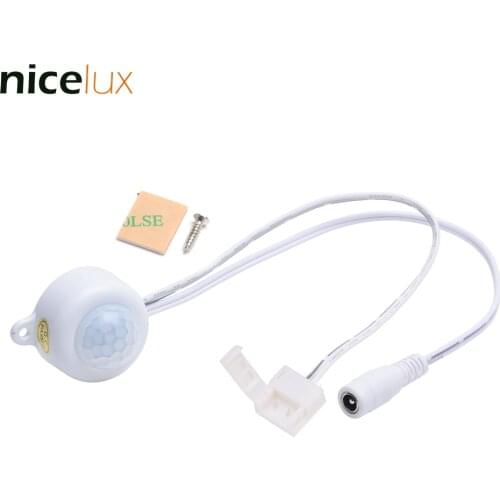 DC 5V 12V 24V Motion PIR Sensor Switch Photosensitive Light Control Human Body Infrared Motion Sensor for 2pin LED Strip Light