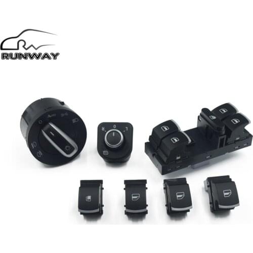 Window Headlight Mirror Fuel Tank Switch For VW Jetta Golf MK5 6 Tiguan RABBIT 5ND 941 431B 5ND 959 857 1KD 959 833 5ND 959 855