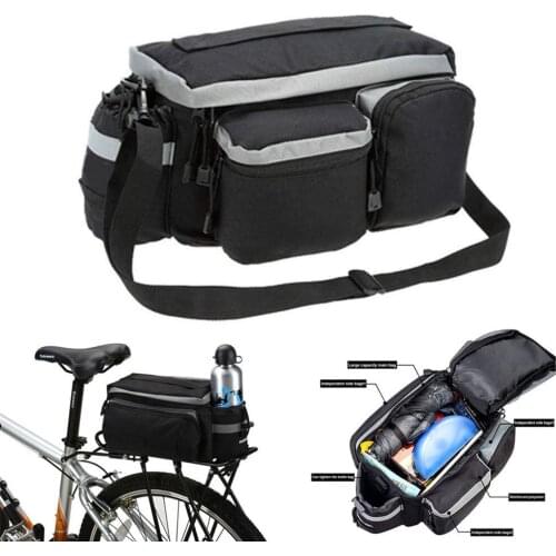 Portable Bicycle Luggage Pack Cycling Bicycle Rear Seat Storage Trunk Bag Bike Pannier Rack Waterproof Handbag Luggage Pack