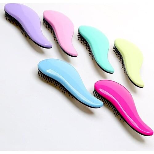 1pc Hot Magic Handle Comb Anti-static Massage Shower Hair Brush Salon Styling Exquite Professional Useful Hair Styling Tool Comb