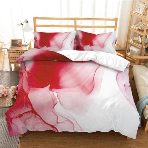 Luxury 3D Marble Texture Print Home Living Comfortable Duvet Cover Pillowcase Kid Bedding Set Queen and King EU/US/AU/UK Size