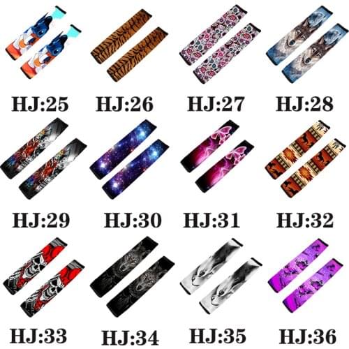 Stitzee printed seat belt shoulder protection, fashionable female auto parts, girl auto parts