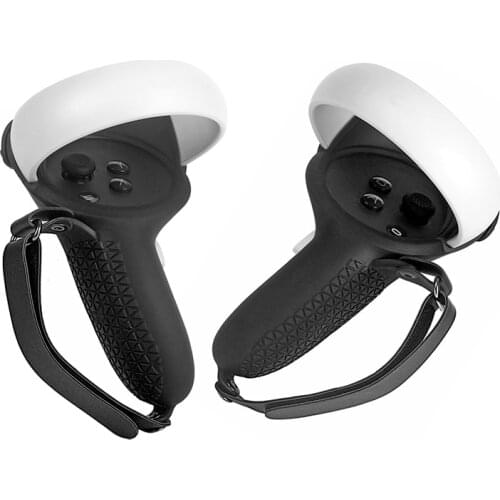 Protection Cover Sleeve For Oculus Quest 2 VR Touch Controller Silicone Handle Grip Shell Knuckle Strap For Quest2 VR Accessorie