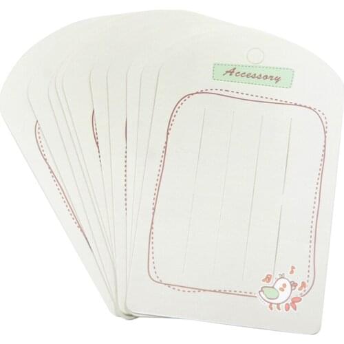 20 Multi- Functional Display Cards For Jewelry Hair Clips Hair Ties Solid Tags With Hole