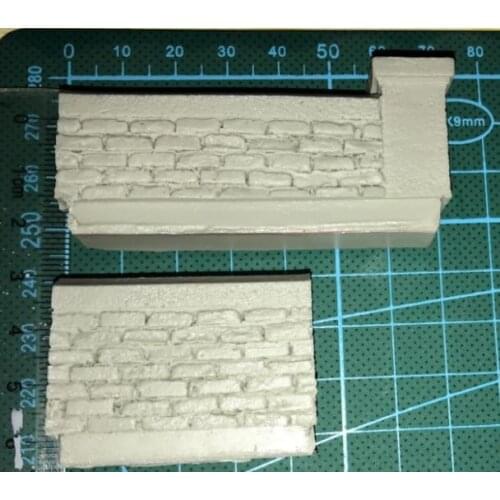 2PSC 1/35 Scale WW2 Scene Wall Miniatures Sand Table Model of the Scene Unpainted Resin Model Building Kit Figure Free Shipping