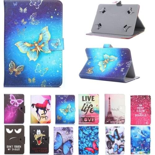 Myslc Cover for Dexp Ursus S110 10EV 10E TS110 KX210i L110 VA210 N210 TS310 TS210 10.1 inch Tablet Universal PU Leather Case