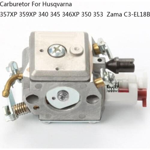 Carburetor For Husqvarna 357XP 359XP 340 345 346XP 350 353 Carb Zama C3-EL18B Car Motorcycle Snowblower Chainsaw Accessories