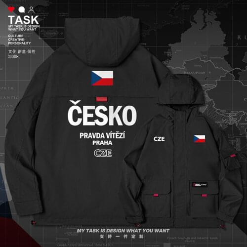 Czech Republic Czechia CZE men jacket hooded nation flag long sleeve fashion printed mens mens casual new top autumn clothes