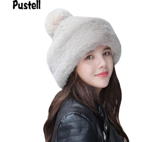 Knitted Hat Women Winter Soft Keep Warm Beanies Female Plus Velvet Fashion Pompom Knit Cap Outdoor Warm Casual Hat Skullies