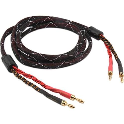 1Piece HiFi Single Center Speaker Cable Loudspeaker Cable