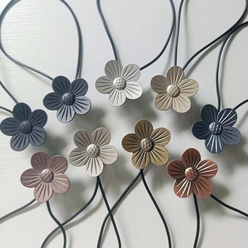 1Pcs Flowers Curtain Buckles Europe Style Magnet Curtains Tieback Home Decor Magnetic Curtain Holder Curtain Accessories