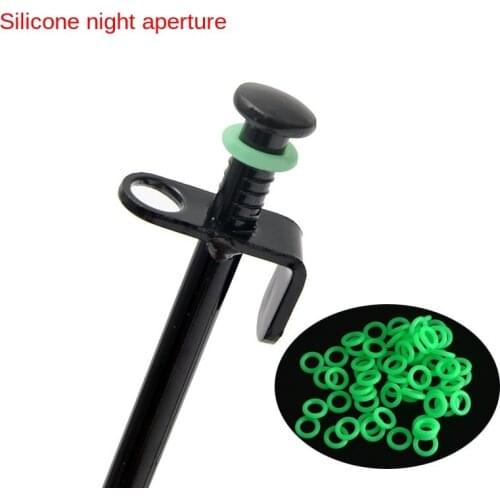 20/50 Pcs Multifunctional Nail Fluorescent Ring Outdoor Silicone Fluorescent Ring Rings Light Outdoor Camping Tents Accessories