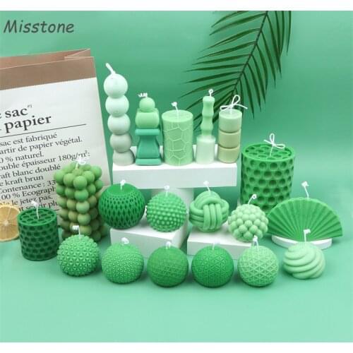 4 Styles Knitting Wool Ball Silicone Candles Mold DIY Fondant Cake Decorating Tools Handmade Aroma Reseau Sphere Molde Resina