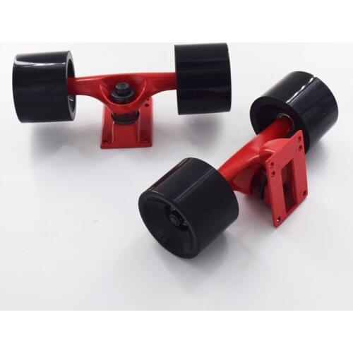 5inch Skateboard Trucks 4 82A PU Skate board Wheels ABEC7 Bearing Long board Complete Element Aluminum Quality 95A PU Bushing