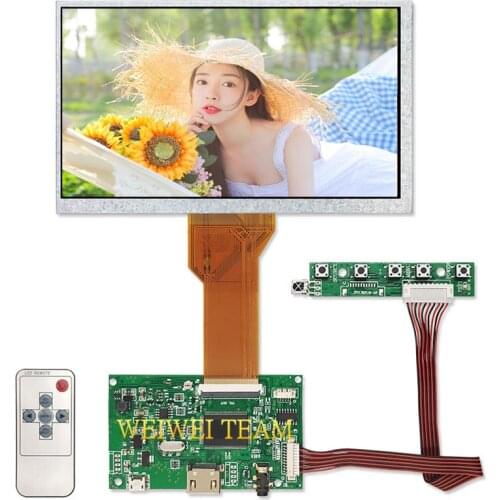 7 Inch Tft Tn Lcd Module Display AT070TN94 Monitor Screen 50 Pin 800x480 Fpc Universal Controller Board
