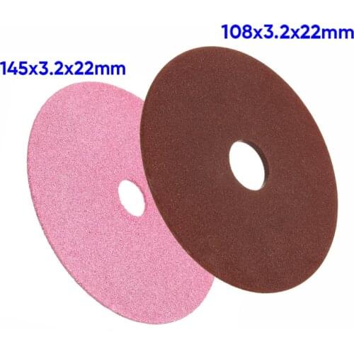 108x3.2x22 / 145x3.2x22mm Abrasive Disc Grinding Wheel Cutter Cutting Disc For 3/8" & 404 Chain Sharpener Grinder Chainsaw