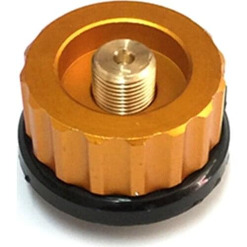 Outdoor Camping Hiking Stove Burner Adaptor Split Type Furnace Converter Connector Auto-off Gas Cartridge Tank Cylinder Adapter