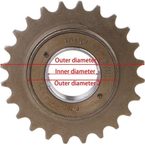 BMX Bike Bicycle Race 16/18/20/22/24T Tooth Single Speed Freewheel Sprocket Part