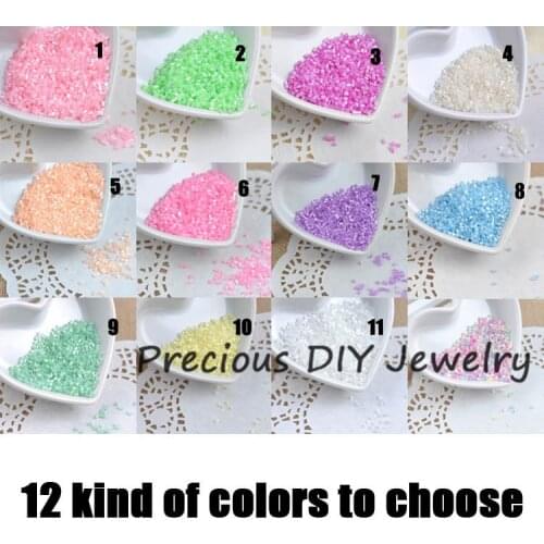 12 Candy Colors 2x3mm 1000pcs Crystal Glass Spacer beads, Czech Seed Tube Beads For Jewelry Handmade DIY BLGZNY01X