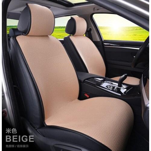 Car Seat Covers Universal Fit Linen Mesh Cover Cushion Seat Protector Auto Vehicle Seat Covers Car Styling Interior Accessories
