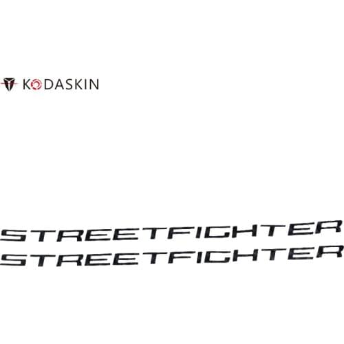 KODASKIN Motorcycle Stickers Decal Black Carbon Emblems Logos for DUCATI Streetfighter 848