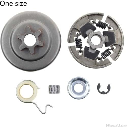Sprocket Clutch 3/8" for Stihl 017 018 021 023 025 MS170 MS180 MS210 MS230 MS250 Chainsaw with Washer E-Clip Kit Replac J11 21