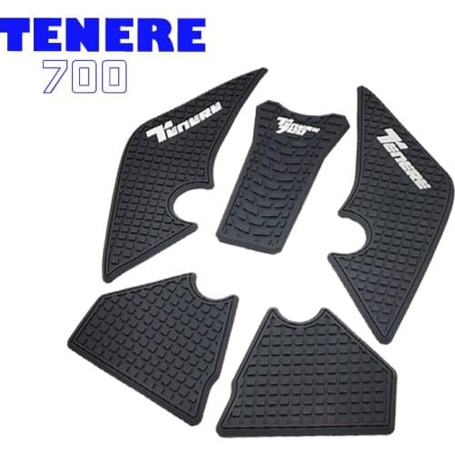 Non-Slip Side Fuel Tank Sticker Waterproof Kneepad PVC Rubber Soft Stickers FOR YAMAHA Tenere 700 XTZ700 Tenere700 T700