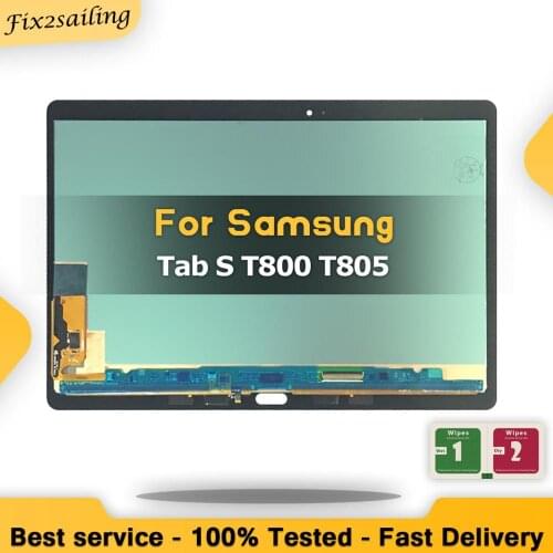 100% New LCD For Samsung Galaxy T805 Tab S T800 T805 SM-T800 Display Touch Screen Digitizer Assembly Panel Replacement