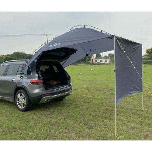 SUV Awning Auto Sun Shelter Tent Waterproof And Sunscreen Folding Tent Hatchback Car Tail Tent For Auto Camping Accessories