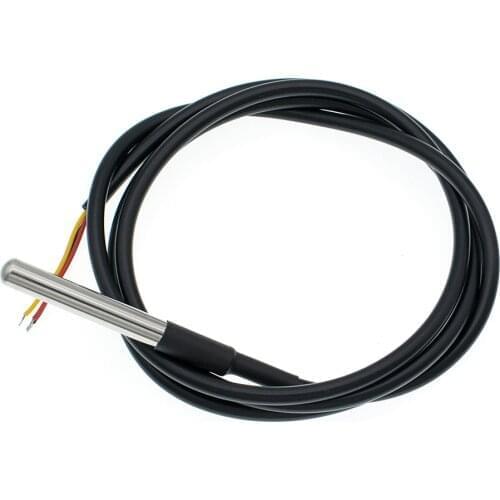 1 Pc Ds18B20 Stainless Steel Package 1 Meter/2Meters/3Meters Waterproof 18B20 Cable Temperature Probe Temperature Sensor