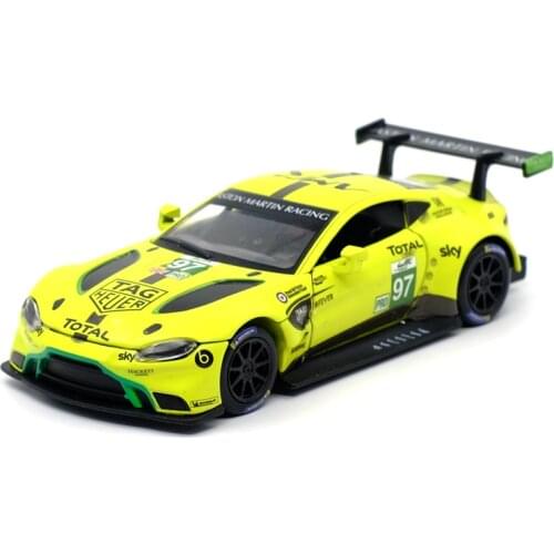 High Simulation Exquisite Diecasts & Toy Vehicles RMZ city Car Styling Aston Martin Vantage GTE Le Mans 1:32 Alloy Diecast Model