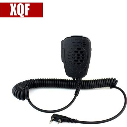 XQF Mini Speaker Mic Waterproof Handheld Microphone for Kenwood TK3107 3207 BAOFENG UV-5R Walkie Talkie