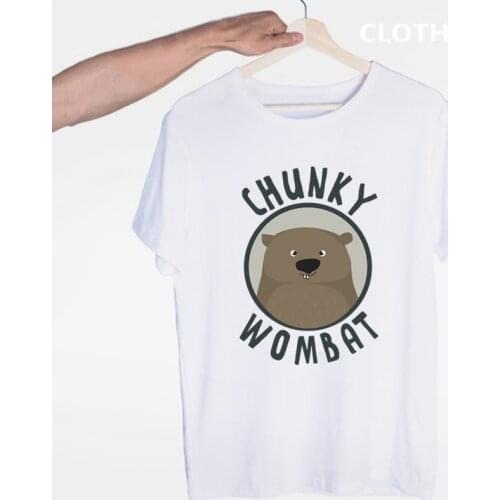 Wombat Lovely Design Funny T Shirt for Men and Women,Unisex Comfortable Breathable Graphic Premium T-Shirt Mens Streewear