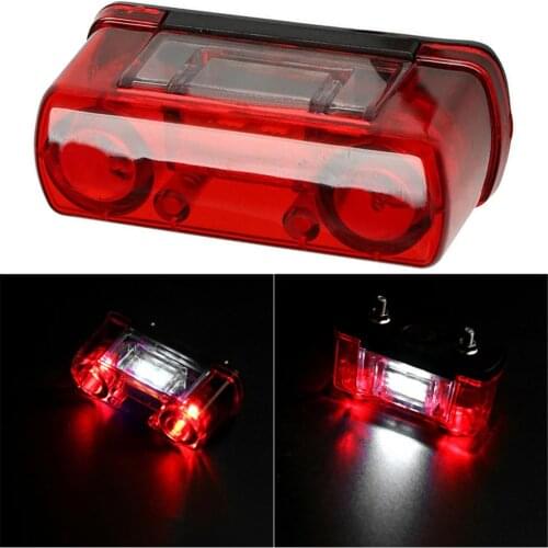1PCS Waterproof LED Car Number Plate Light 12V 24V License Plate Light Lamp for Car Truck Lorry Trailer Tail Light Red White CSV
