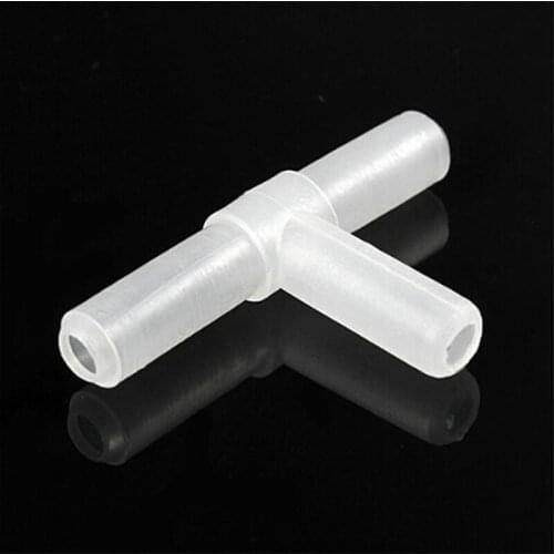 10pcs/lot Fish Tank Plastic 3-Way T shape Connectors For Aquarium Air Pump Line Tubing Joints Air Pump Accessories