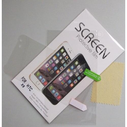 100PCS/Lot Good Quality PET Clear Guard Film For HTC One X9 Screen Protectors FREE SHIPPING