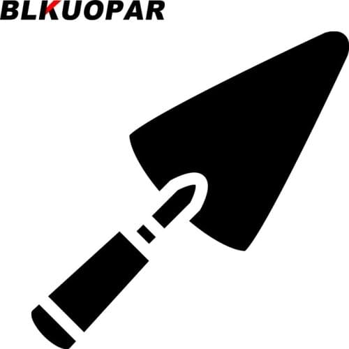 BLKUOPAR for Trowel Car Stickers Sunscreen Simple Decals Personality Creative Caravan Refrigerator Decor Car Door Protector