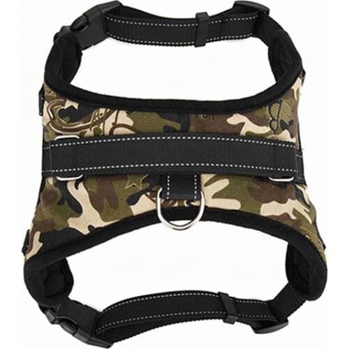 Large Dog Harness Soft Adjustable Training Harness Pet Walk Out Hand Strap Vest