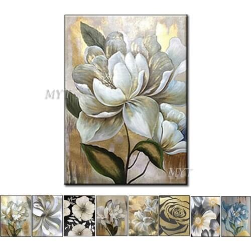 Blooming Flowers A variety Of Styles Are Available 100% Handpainted Wall Art Home Decor Picture Modern Oil Painting On Canvas