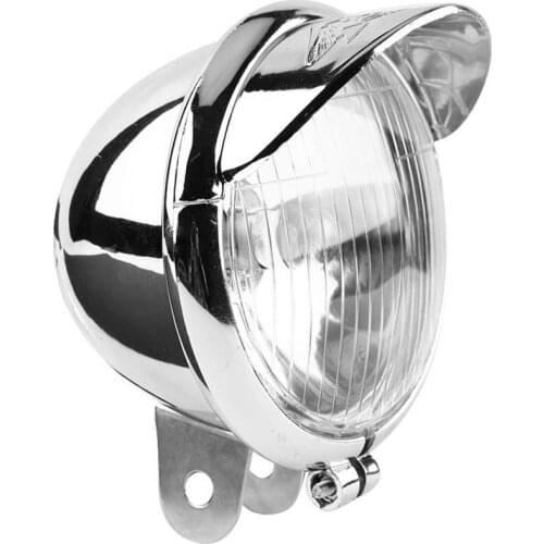 DC 12V Universal Motorcycle ABS Retro Fog Lights Headlight Lamp Moto Working Spot Light Head Lamp White Car Headlamp